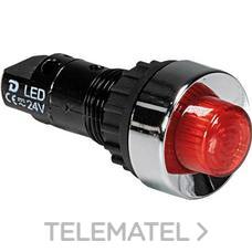 DELECSA - PILOTO Ø13MM 380V BORNES NEON ROJO