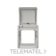 SIMON - MARCO C/ TAPA 44 IP55 GRIS