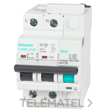 TOSCANO - COMB. MINI AUT. 2X40A + PST PERM. + T15