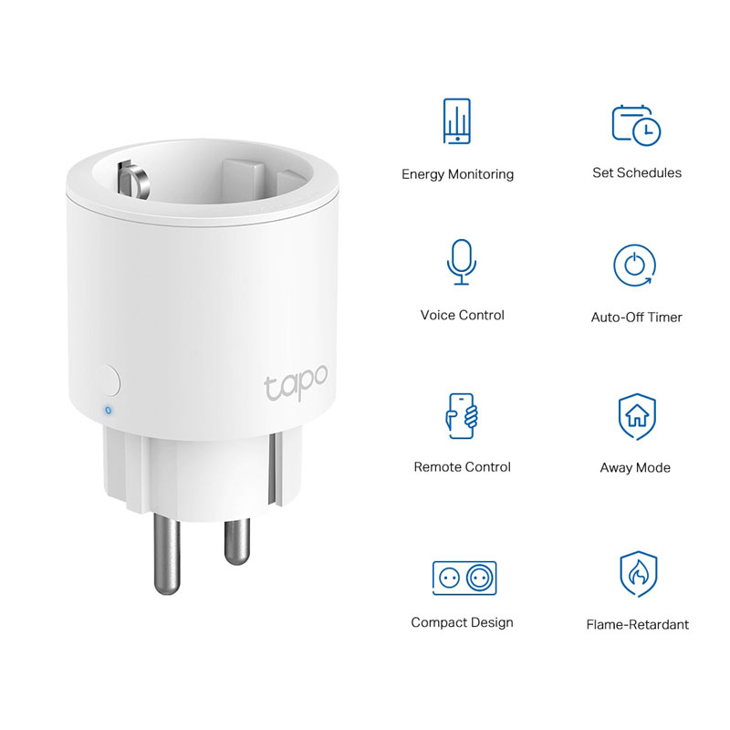 TP-LINK - ENCHUFE WI-FI TAPO 16A C/MONITOR