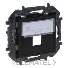 LEGRAND - PLACA + SOP. 1XKEYST. NILOE STEP N. MATE - Imagen 2