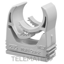 OBO-BETTERMANN - ABRAZADERA MULTI-QUICK 2 Ø20-25MM GRIS - Imagen 2