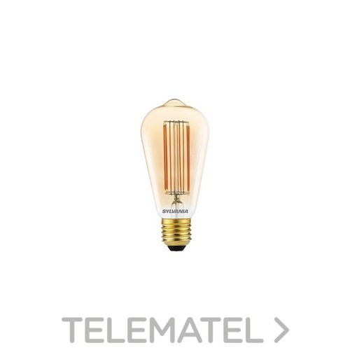 SYLVANIA - LAMP. LED ST64 GOLD E27 7W 2000K REG.