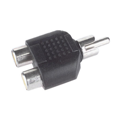 SILVER SANZ - ADAPTADOR RCA 1 MACHO A 2 HEMBRAS