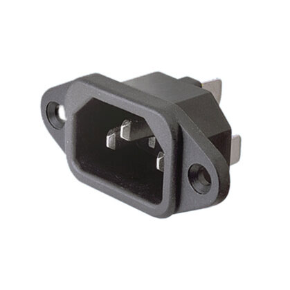 ELECTRO DH - BASE CHASIS MACHO IEC60320-C14 2P+T 10A