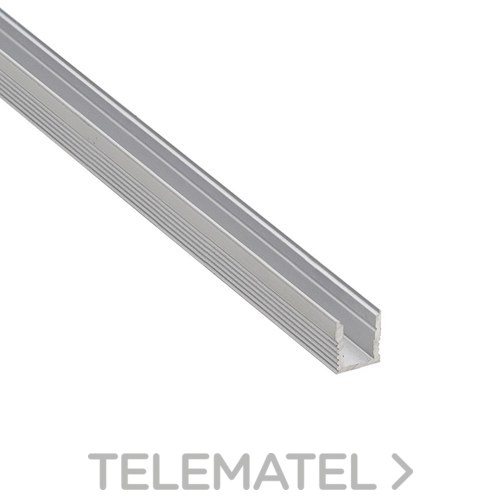LUZ NEGRA - ML PERFIL PARA LED N MINI ALUMINIO
