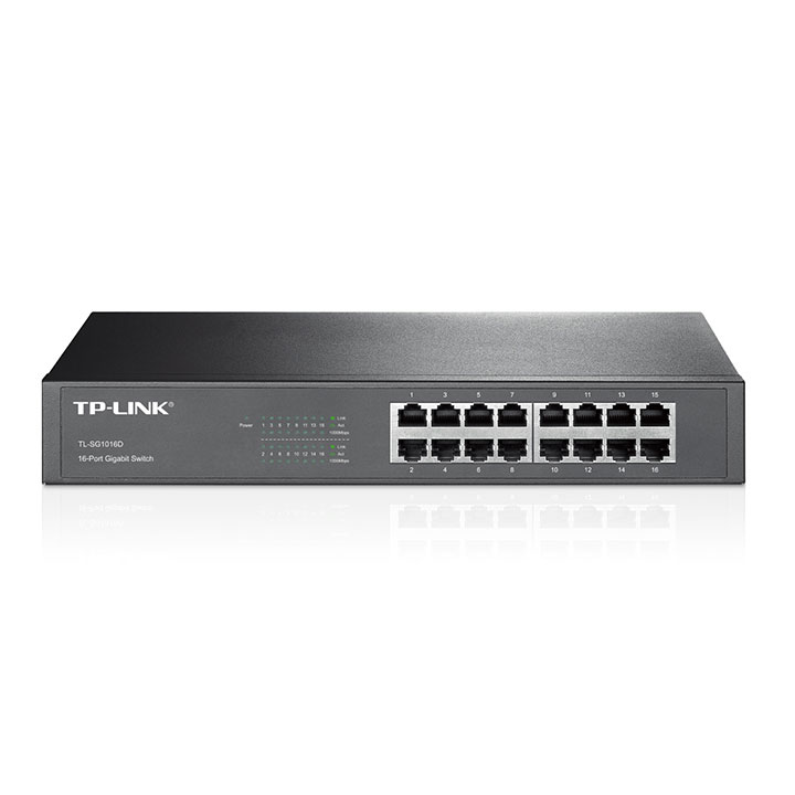 TP-LINK - SWITCH 1GB 16 PUERTOS P/RACK