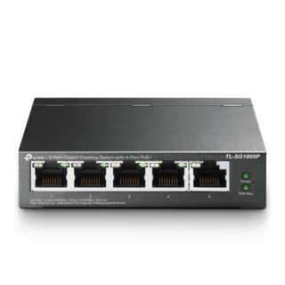 TP-LINK - SWITCH 1GB 1P + 4POE SOBREM.