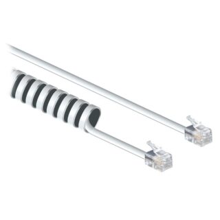ELECTRO DH - CONEXION RIZO 4P4C M/M 2,1 M BLANCO