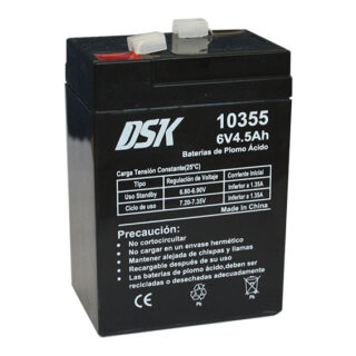 VARIOS - BATERIA PLOMO ACIDO 6V 4.5AH 70X47X101