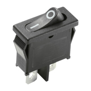 ELECTRO DH - MINI-INTER. TECLA 1X6A 2 POSICIONES NEGRO