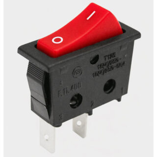 ELECTRO DH - CONMUT. UNIPOLAR TECLA ROJA 2 POSICIONES