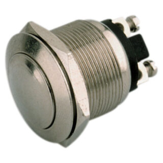 ELECTRO DH - PULS. ANTIVANDAL. 1 NA 2A Ø22MM METALIZ.