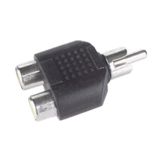 SILVER SANZ - ADAPTADOR RCA 1 MACHO A 2 HEMBRAS