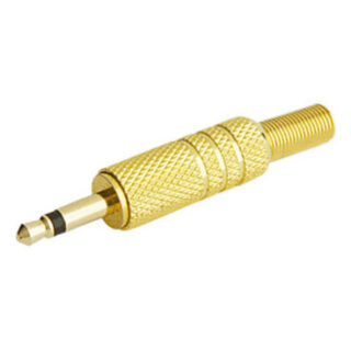 ELECTRO DH - CONECTOR JACK 3.5 ESTEREO DORADO MACHO