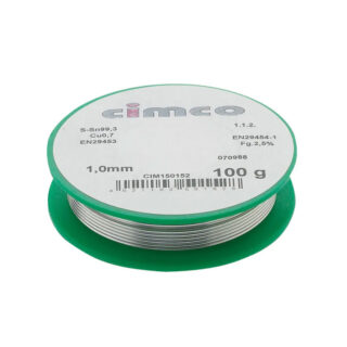 CIMCO - CARRETE ESTAÑO 60/40 100G 1,00MM SIN PB