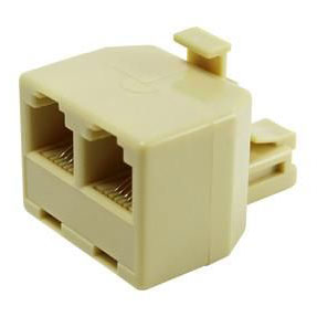 SILVER SANZ - ADAPTADOR TELEFONICO 1M/2H 6P6C