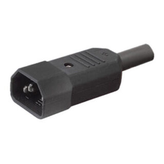 ELECTRO DH - CLAVIJA AEREA MACHO IEC60320-C14 2P+T 10A