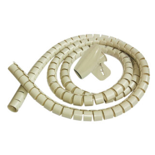 ELECTRO DH - ORGANIZADOR CABLE 2 METROS Ø23MM MARFIL