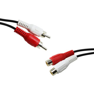 ELECTRO DH - CONEXION 2 RCA M/2 RCA H 2M
