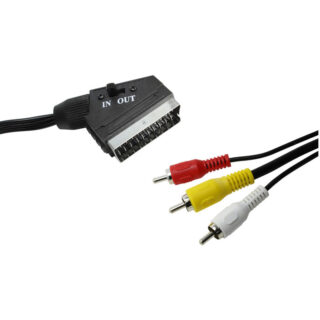 ELECTRO DH - CONEXION 1 EUROCON. M/3 RCA MACHO 1.5M E-S