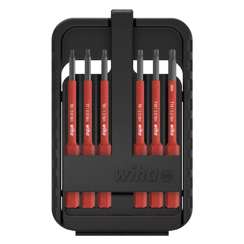 WIHA - JUEGO 6 PUNTAS TORX SLIMBIT