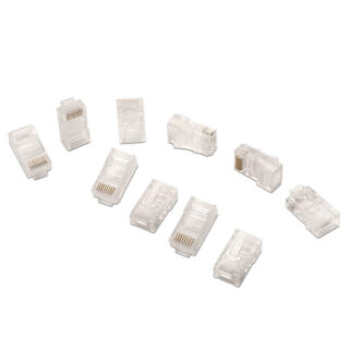 VARIOS - BOLSA 10 UDS. CONECTOR MACHO RJ45 UTP C-6
