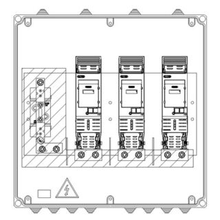 CLAVED - CAJA CGP NH1 250A ESQ. 10 BUC IB