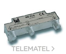 ALCAD - MEZCLADOR 2 ENTRADAS TV-SAT ME214