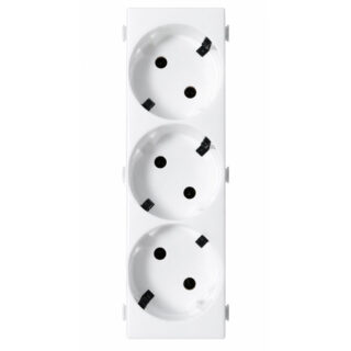 BTICINO - BASE SCHUKO TRIBLE BLANCO