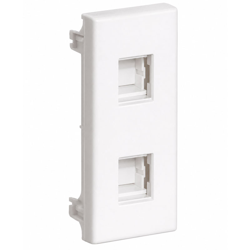BTICINO - ADAPTADOR 2XRJ45 TOOLLESS 4 MOD.