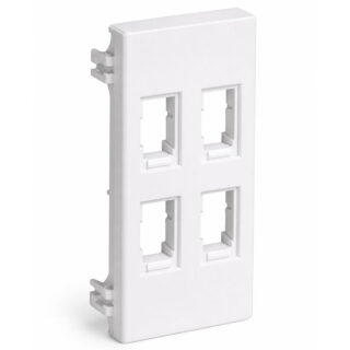 BTICINO - ADAPTADOR 4XRJ45 KEYSTONE 4 MOD.