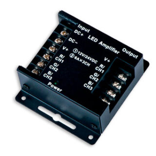 MATRIX - AMPLIFICADOR SEÑAL 12/24V 3 CANALES 6A