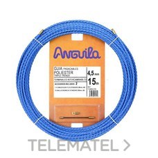 ANGUILA - GUIA POLIESTER HEL. AZUL 4,5MM 15M