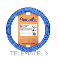 ANGUILA - GUIA POLIESTER HEL. AZUL 4,5MM 30M