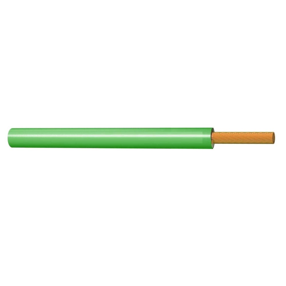 CONDUCTOR - ML CABLE L.HAL. H05Z1-K(AS) 1 MM² VERDE
