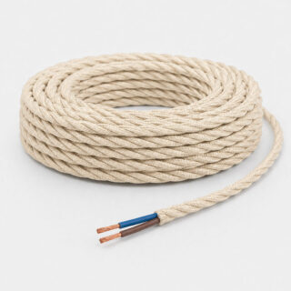 P. ITALIANA - ML CABLE TRENZADO SEDA 2X0.75 MM² MARF. 15