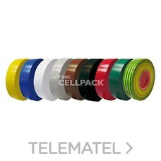 CELLPACK - ROLLO 25M CINTA AISLANTE AMARILLA - Imagen 2
