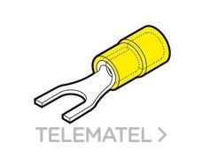 CEMBRE - TERM. PREAIS. HORQUILLA 4-6MM² Ø6MM