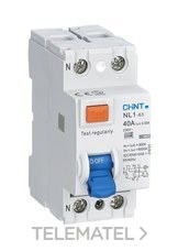 CHINT - DIFERENCIAL 2X40A 30MA A-SI