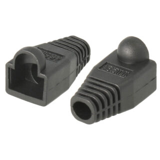 SILVER SANZ - CAPUCHON-FUNDA NEGRO PARA CLAVIJA RJ45