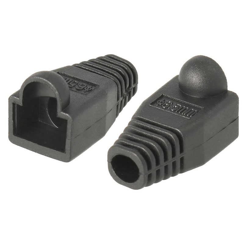 SILVER SANZ - CAPUCHON-FUNDA NEGRO PARA CLAVIJA RJ45