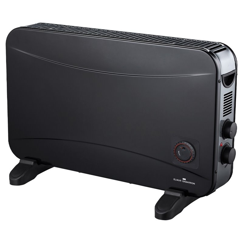 ELNUR GABARRON - CONVECTOR PORTATIL 2000W NEGRO
