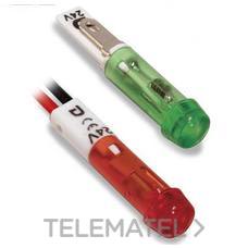 DELECSA - PILOTO Ø5,5MM 230V CABLES LED ROJO