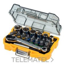 DEWALT - SET 24 PIEZAS VASOS Y PUNTAS