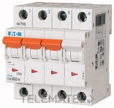 EATON - AUTOMATICO 3+NX63A FAZ CURVA D
