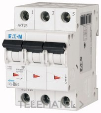 EATON - AUTOMATICO 3X10A FAZ CURVA C