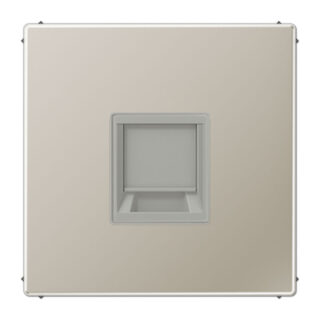 JUNG - PLACA TELEF. 1XKEYSTONE LS ACERO