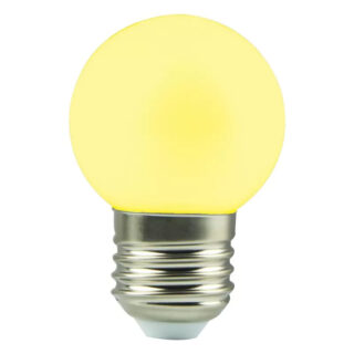 LAMPARAS - LAMPARA ESFERICA E27 230V 15W AMARILLO