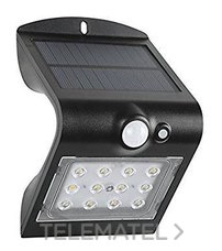 FENOPLASTICA - APLIQUE SOLAR 220L PIR NEGRO